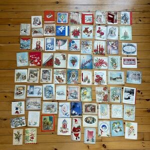 Vintage Holiday Greeting Cards Collection